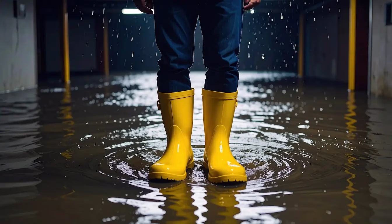 standing water in crawl space